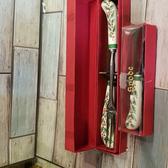 Spode Christmas Tree 3 pc utensil set - Picture 6 of 6
